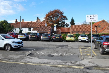 Entrance to Needham Street car park