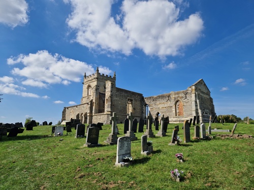 The ruins of St May's Church in Colston Bassett