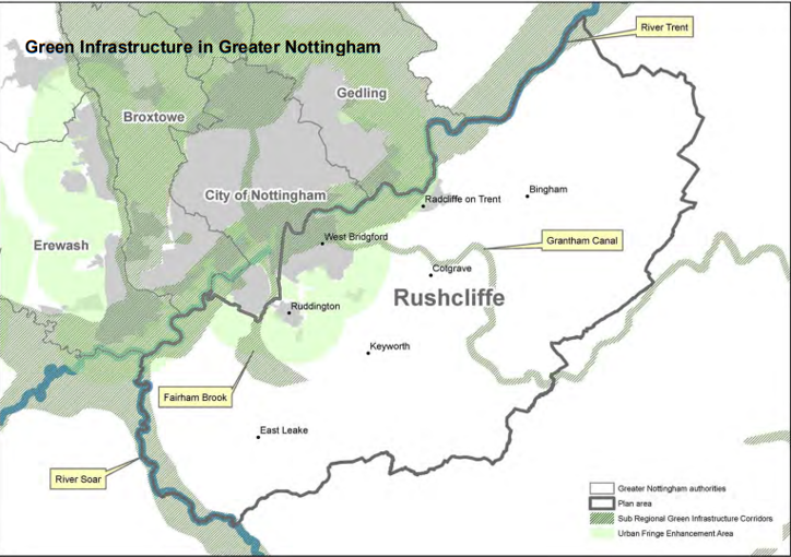 Green Infrastructure in Greater Nottingham