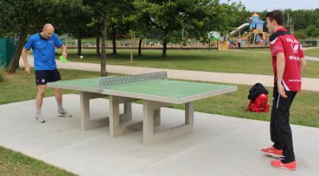 Table Tennis in the park