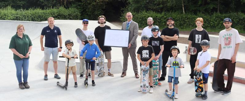 Opening of the skatepark at Rushcliffe Country Park